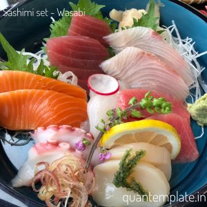 Sashimi bento at Wasabi 