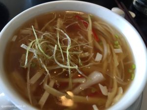 Asian greens soup