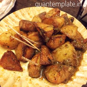 Best Delhi restaurants - Alu chaat