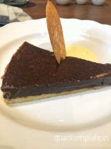 Chocolate tart