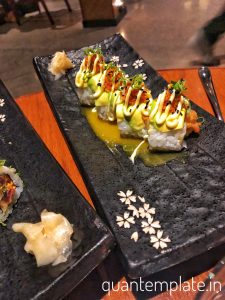 Foo Mumbai - lobster tempura sushi