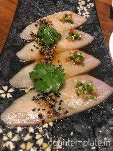 Foo - Hamachi sashimi