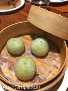 Foo Mumbai - Wasabi truffle edamame dumpling