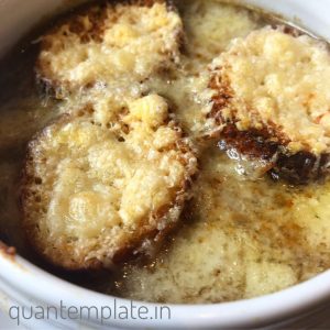 Mustard Mumbai - French onion soup