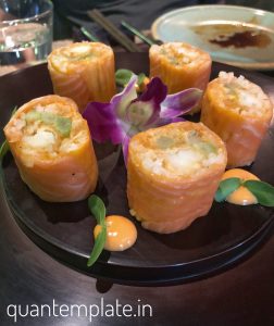 Shrimp tempura & asparagus POH Mumbai