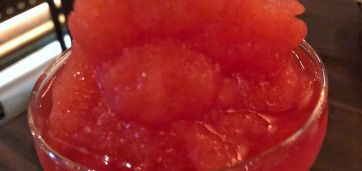 Frozen watermelon margarita