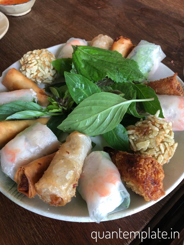 Quan bui HCM - Summer and Spring rolls