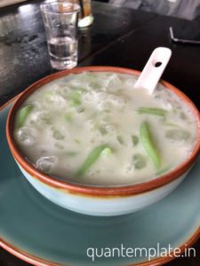 Cold soup Cendol Hue house
