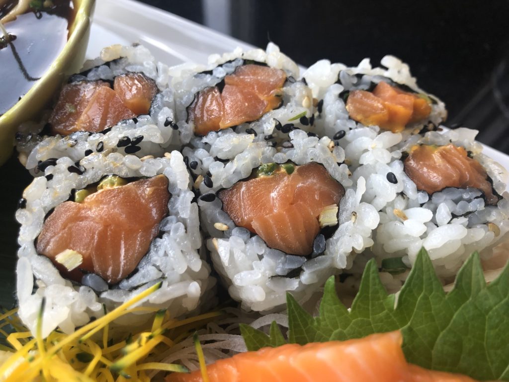 Salmon sushi