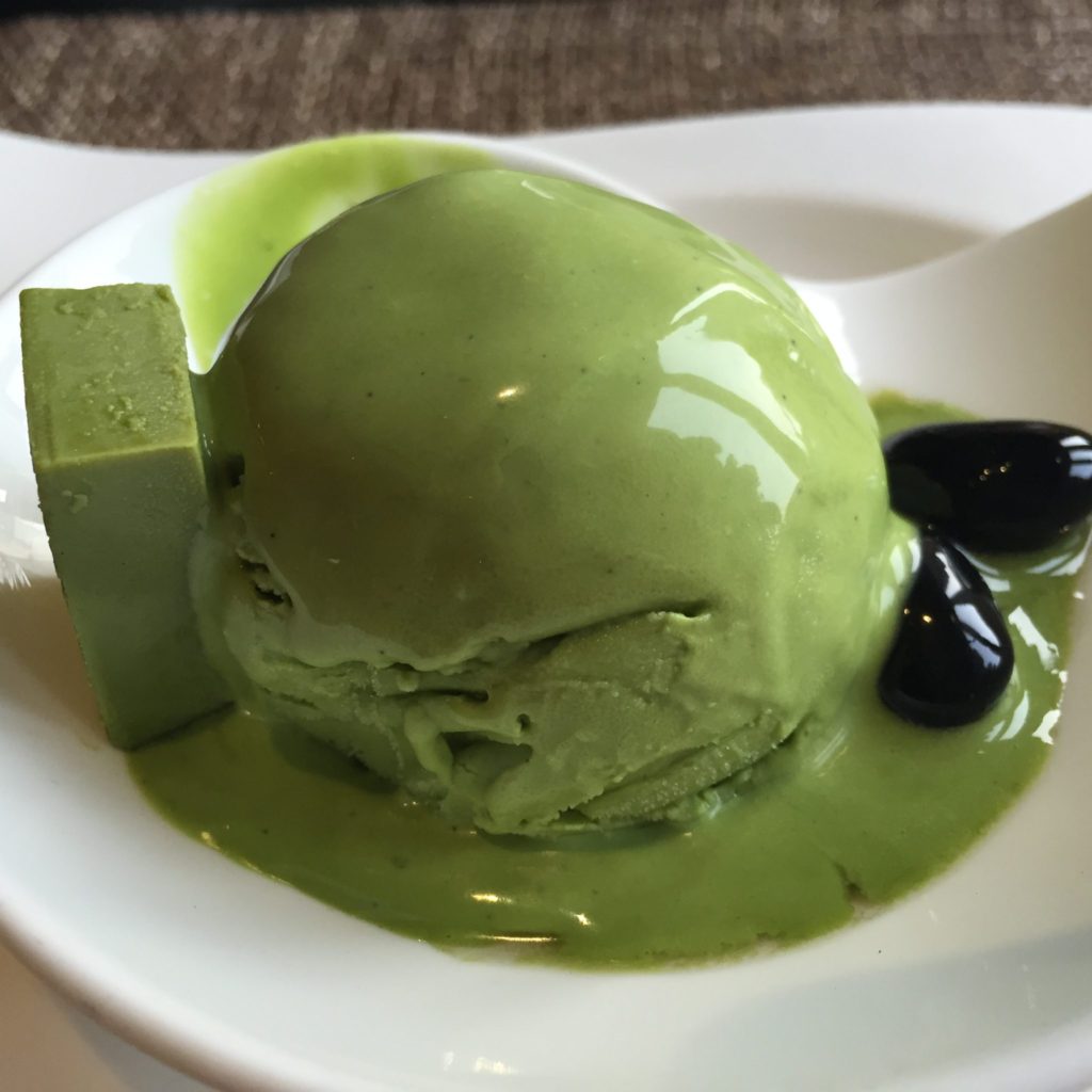 Matcha ice-cream - Wasabi at Taj