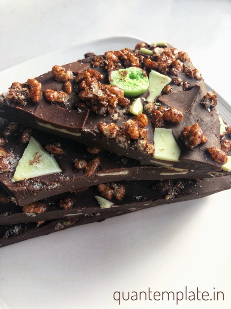 Chocolate Bark - Mint crisp