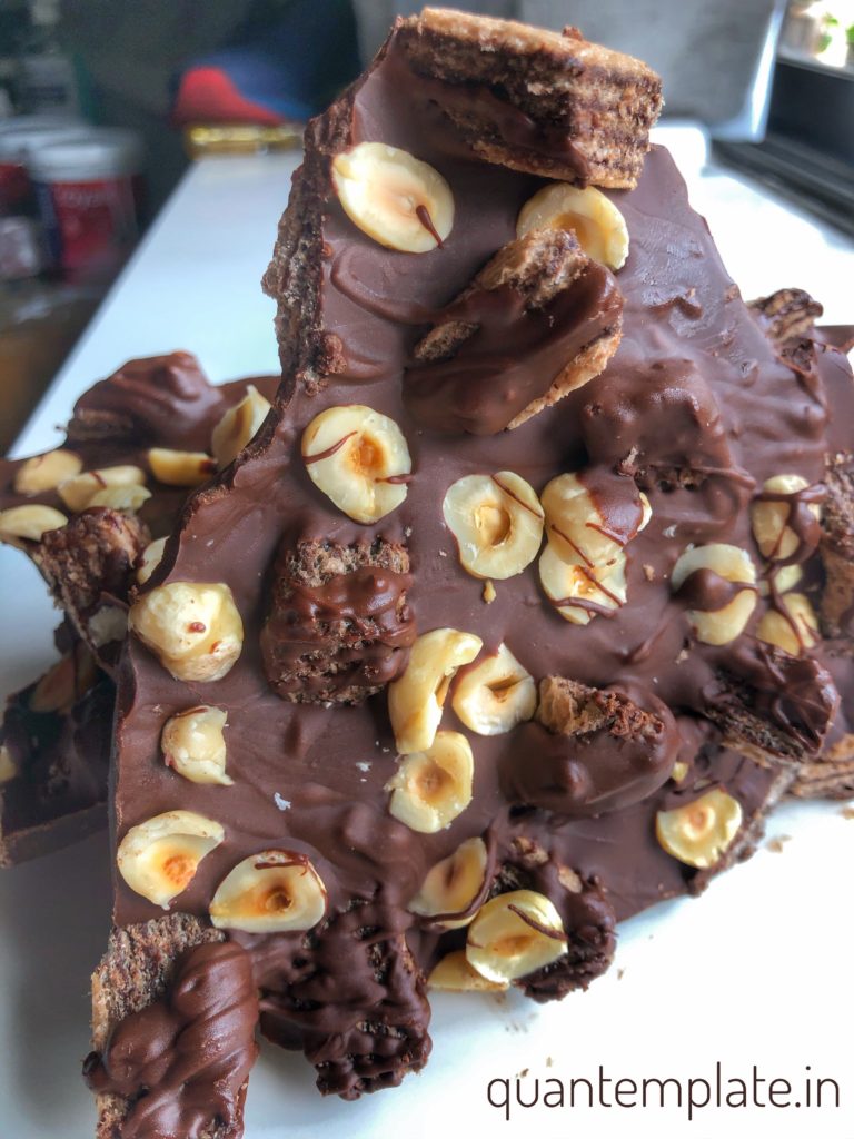 Rocher chocolate bark 2